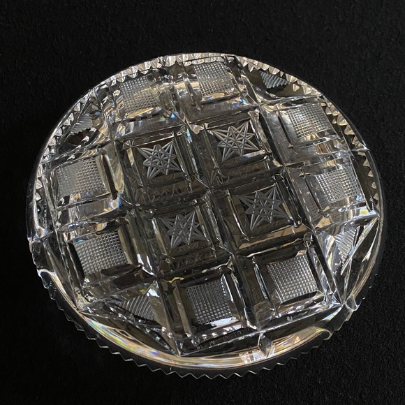 West German Lead Crystal Office Vintage Lead Crystal Ash Tray Made In Germany Poshmark